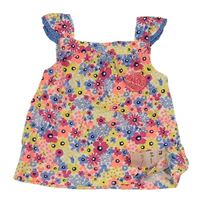 Barevná kytičkovaná tunika Mothercare 