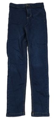 Tmavomodré skinny rifle C&A