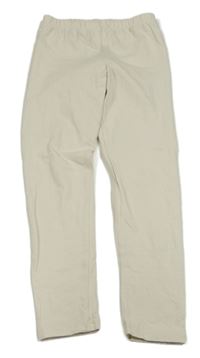 Světlebéžové legíny H&M