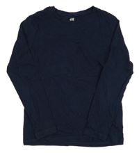 Tmavomodré triko H&M