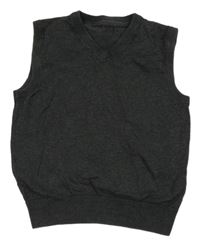 Tmavošedá pletená vesta M&S