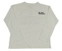 Bílé triko s nápisy Zara