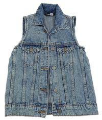 Modrá riflová vesta Pep&Co