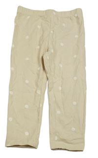 Béžové puntíkaté legíny Topomini