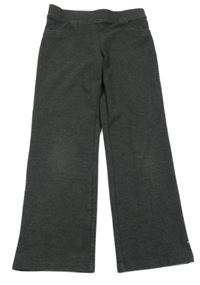 Tmavošedé teplákové kalhoty Tu