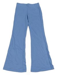Světlemodré flare kalhoty H&M
