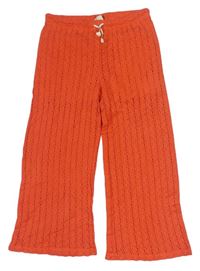 Korálové háčkové kalhoty Zara 