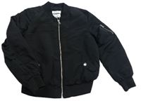 Černá šusťáková zateplená bunda H&M