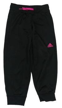 Černé sportovní kalhoty s logem zn. Adidas 