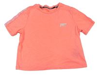 Neonově růžové crop tričko Superdry