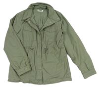 Khaki riflová parka H&M