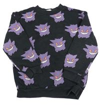 Černá mikina s příšerkami H&M