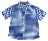 Modro-bílá kostkovaná košile Primark