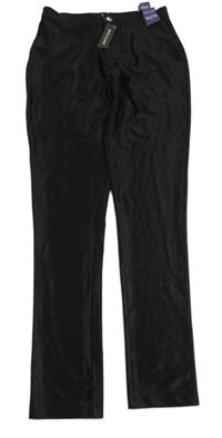 Nové - Černé sametové kalhoty zn. River Island 