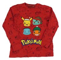 Červené triko s Pokémony Next