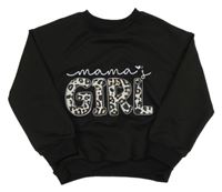 Černá mikina s nápisem Shein