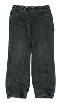 Tmavošedé teplákové rifle C&A