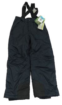 Nové - Černé funkční oteplovačky s odepínací kšandami Crane