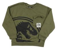 Khaki mikina Jurský Svět