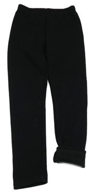 Černé zateplené legíny 