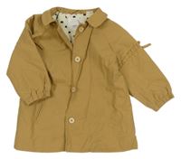 Béžový šusťákový jarní kabát Zara