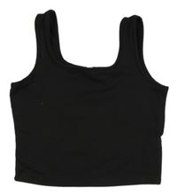 Černý crop top Shein