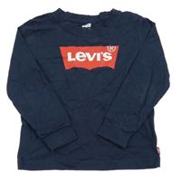 Tmavomodré triko s logem Levi´s 