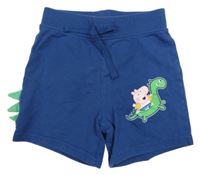Tmavomodré bavlněné kraťasy s Tomíkem Primark