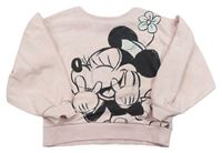 Světlerůžová oversize mikina s Minnie zn. Disney