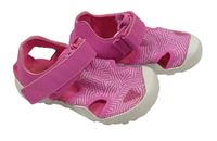 Růžovo-bílé trekové sandály se vzorem Adidas vel. 28