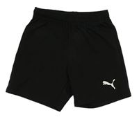 Černé funkční sportovní kraťasy s logem PUMA