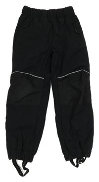 Černé softshellové kalhoty ZIG ZAG