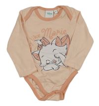 Světlebroskvovo-broskvové body s kočičkou Marií Disney