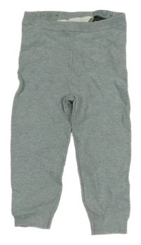 Modro-šedé melírované pletené tepláky H&M