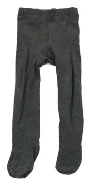 Tmavošedé melírované punčocháče C&A