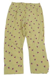 Žluté capri legíny s melouny Y.F.K.