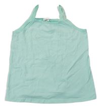 Mátový crop top 