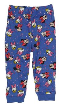Modré pyžamové kalhoty s Daisy a Minnie George
