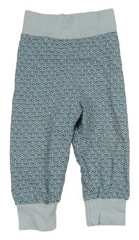 Modré lehké tepláky s loďkami