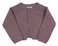 Fialový propínací svetr Primark