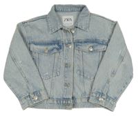 Světlemodrá riflová bunda Zara