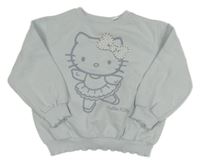 Světlemodrá mikina s Hello Kitty s perlami H&M