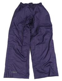 Fialové šusťákové podšité funkční kalhoty Mountain Warehouse