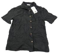 Nové - Černá mušelínová košile M&S