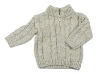 Béžový melírovaný svetr Primark