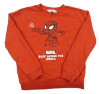 Červená mikina se Spidermanem H&M