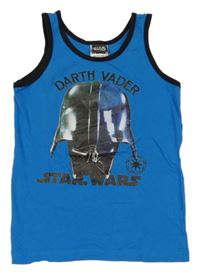 Modré tílko s Darth Vaderem - Star Wars