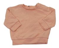 Meruňková žebrovaná mikina Primark