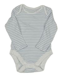 Modro-bílé pruhované body F&F