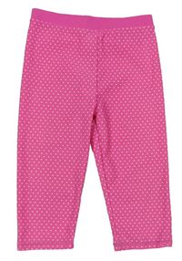 Neonově růžové puntíkaté UV kalhoty Nutmeg